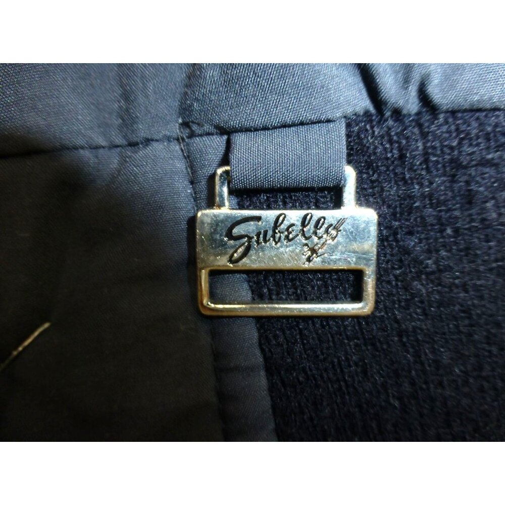 VTG Subili Retro Color Block Puffer Winter Jacket Windbreaker Size 12 - Picture 7 of 16